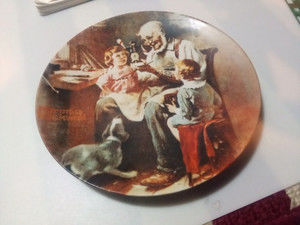 Rockwell Plates," The Toy Maker", 1st Issue,Heritage Series, 1977, L. Addition